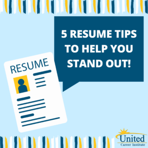 5 Resume Tips To Stand Out
